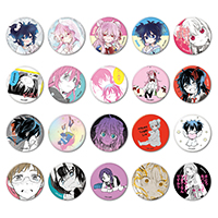 ハッピーシュガーライフ展 10th ミニ缶バッジ さとう＆しお ①