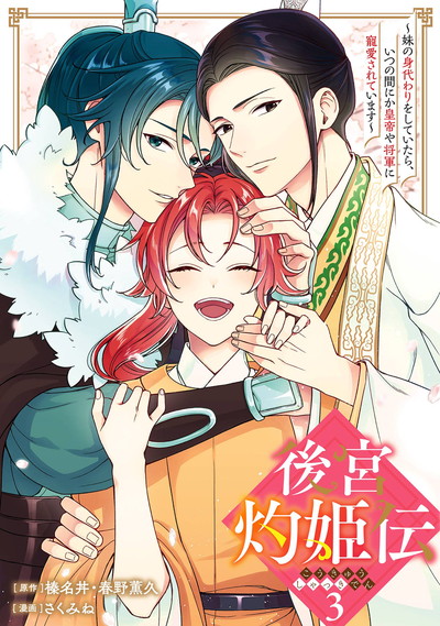 後宮灼姫伝～妹の身代わりをしていたら、いつの間にか皇帝や将軍に寵愛されています～（コミック） 3(完)